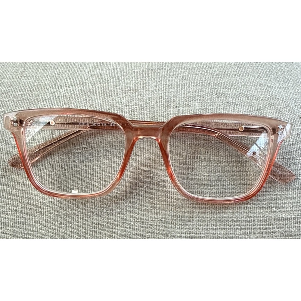 Yogo Vision 8056 50 19 144 Rose/Pink  Bio Readers Frames Only +1.00. Vintage